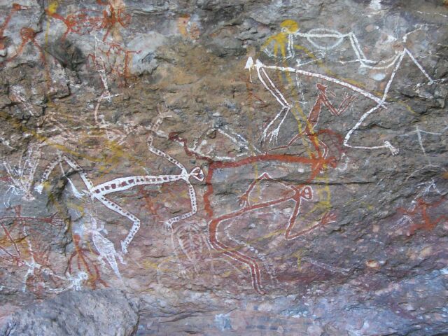 Dancers Nourlangie Rock